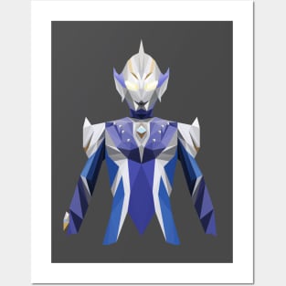 Ultraman Hikari (Low Poly Style) Posters and Art